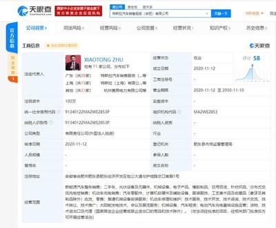 特斯拉合肥新公司 业务版图拓展至二手车与电子产品零售